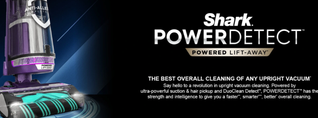 Shark® POWERDETECT™ Upright Vacuum with DuoClean Detect™ Technology & TruePet Upgrade Plus FREE Steam Mop